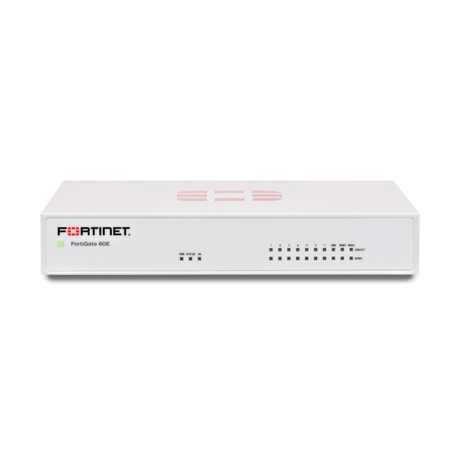 Firewall FortiGate-60E 10 x GE RJ45 ports FG-60E